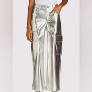 NWT No Boundaries Silver Cargo Pants